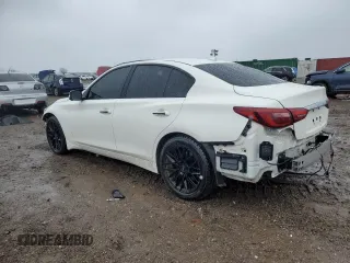 2020 Infiniti Q50 3.0t LUXE with VIN JN1EV7AR6LM250288, listed as a Copart auction lot 47900645 with 37,029 mi miles and Salvage Title. Bid and sale history available at carsss.com. Image 2.