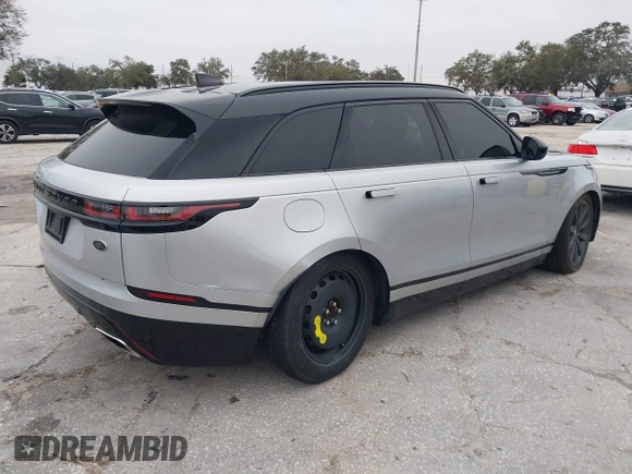 2019 Land Rover Range Rover Velar R-Dynamic SE with VIN SALYL2FVXKA213746, listed as a IAAI auction lot 41403010 with 68,693 mi miles and . Bid and sale history available at DreamBid. Image 4.