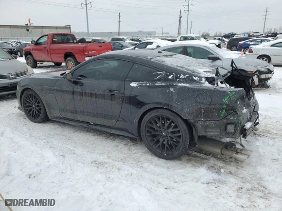 2018 Ford Mustang GT with VIN 1FA6P8CF5J5107785, listed as a Copart auction lot 86821004 with 51,913 mi miles and Salvage Title. Bid and sale history available at carsss.com. Image 2.