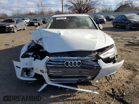 2019 Audi A4 Premium Plus with VIN WAUENAF45KA027051, listed as a Copart auction lot 41481465 with 0 mi miles and Salvage Title. Bid and sale history available at carsss.com. Image 5.