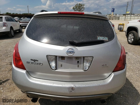 2003 Nissan Murano SL with VIN JN8AZ08T83W100636, listed as a Copart auction lot 72192504 with 0 mi miles and Salvage Title. Bid and sale history available at carsss.com. Image 6.