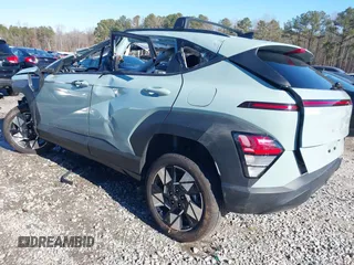 2024 Hyundai Kona SEL with VIN KM8HBCAB4RU162309, listed as a IAAI auction lot 41355222 with 9,264 mi miles. Bid and sale history available at carsss.com. Image 3.