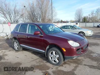2004 Porsche Cayenne S with VIN WP1AB29P94LA69956, listed as a IAAI auction lot 41807608 with 155,831 mi miles. Bid and sale history available at carsss.com. Image 1.