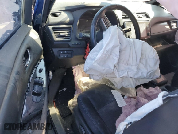 2021 Nissan LEAF SV with VIN 1N4AZ1CVXMC552736, listed as a Copart auction lot 63552015 with 54,660 mi miles and Clean title. Bid and sale history available at DreamBid. Image 8.