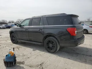 2024 Ford Expedition Max XLT with VIN 1FMJK1J81REA75973, listed as a Copart auction lot 47080095 with 6,711 mi miles and Salvage Title. Bid and sale history available at DreamBid. Image 2.