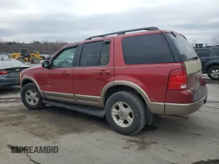 2002 Ford Explorer Eddie Bauer z VIN 1FMZU74E92ZA92214, wystawiony jako Copart lot #50158195 z przebiegiem 277 695 mil mil oraz Szkoda całkowita • Salvage title. Historia ofert i sprzedaży dostępna na DreamBid. Obrazek 2.