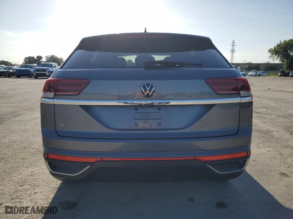 2022 Volkswagen Atlas Cross Sport 2.0T SE w/Technology with VIN 1V2JC2CA6NC202891, listed as a Copart auction lot 65424014 with 28,589 mi miles and Salvage Title. Bid and sale history available at carsss.com. Image 6.