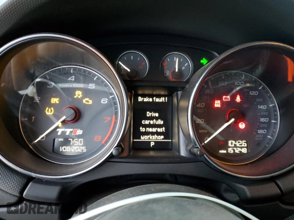 2010 Audi TTS 2.0T z VIN TRUB1AFK4A1016093, wystawiony jako Copart lot #87670355 z przebiegiem 157 248 mil mil oraz Szkoda całkowita • Salvage title. Historia ofert i sprzedaży dostępna na DreamBid. Obrazek 9.