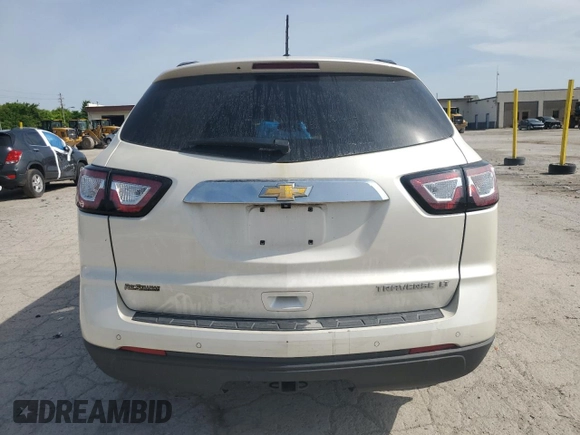 2015 Chevrolet Traverse LT with VIN 1GNKRGKD0FJ112623, listed as a Copart auction lot 61737435 with 142,760 mi miles and Salvage title. Bid and sale history available at DreamBid. Image 6.