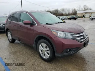 2013 Honda CR-V EX-L with VIN 5J6RM4H70DL080791, listed as a Copart auction lot 51424845 with 137,407 mi miles and Salvage Title. Bid and sale history available at carsss.com. Image 4.