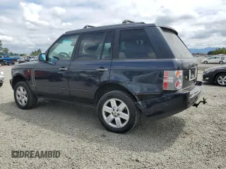 2005 Land Rover Range Rover HSE with VIN SALME11435A188453, listed as a Copart auction lot 59222005 with 198,400 mi miles and Salvage title. Bid and sale history available at DreamBid. Image 2.