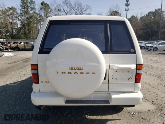 1999 Isuzu Trooper S с VIN JACDJ58X6X7928036, выставлен на аукционе Copart как лот 47035495 с пробегом 181 558 миль миль и Списание • Salvage title. История ставок и продаж доступна на DreamBid. Изображение 6.