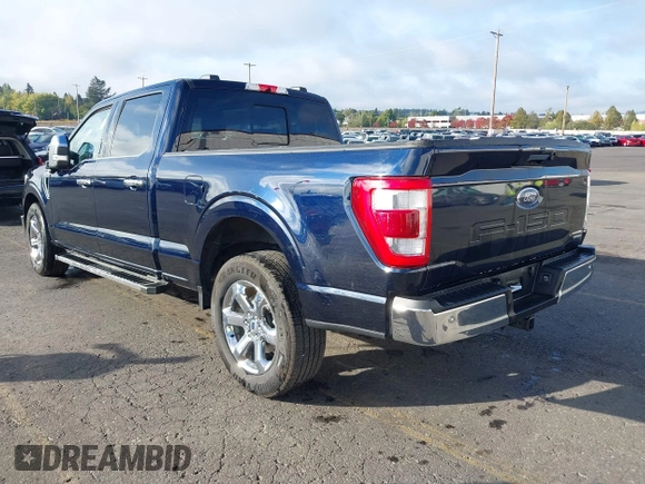 2023 Ford F-150 XL with VIN 1FTEW1C85PFA29450, listed as a IAAI auction lot 40550073 with 18,782 mi miles. Bid and sale history available at carsss.com. Image 3.