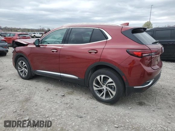 2021 Buick Envision Essence with VIN LRBFZNR46MD077570, listed as a Copart auction lot 51008985 with 31,850 mi miles and Salvage Title. Bid and sale history available at carsss.com. Image 2.