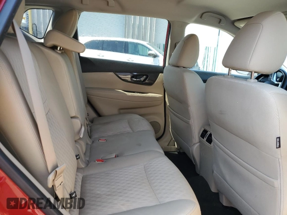 2017 Nissan Rogue S with VIN JN8AT2MV0HW258108, listed as a Copart auction lot 52141815 with 128,306 mi miles and Salvage Title. Bid and sale history available at carsss.com. Image 11.