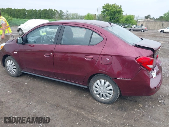 2019 Mitsubishi Mirage ES z VIN ML32F3FJ7KHF00241, wystawiony jako IAAI lot #42237453 z przebiegiem 69 105 mil mil oraz . Historia ofert i sprzedaży dostępna na DreamBid. Obrazek 3.