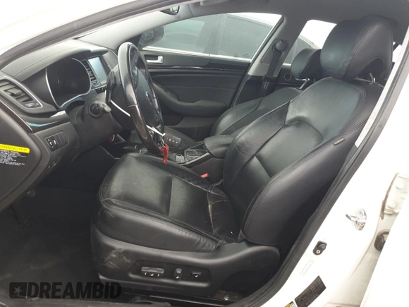 2014 Kia Cadenza Premium with VIN KNALN4D72E5130642, listed as a Copart auction lot 76027964 with 80,657 mi miles and Salvage Title. Bid and sale history available at carsss.com. Image 7.