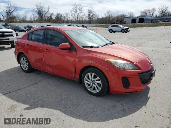 2013 Mazda 3 i Grand Touring with VIN JM1BL1W73D1801628, listed as a Copart auction lot 50356015 with 213,796 mi miles and Salvage Title. Bid and sale history available at carsss.com. Image 4.