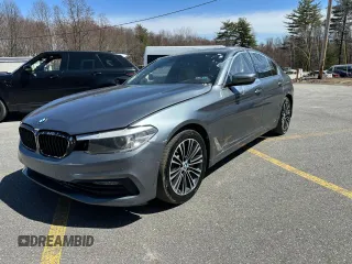 2017 BMW 5 Series 530i xDrive with VIN WBAJA7C32HG905341, listed as a Copart auction lot 53999195 with 77,786 mi miles and Clean Title. Bid and sale history available at carsss.com. Image 1.