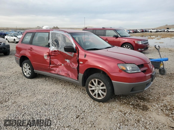 2003 Mitsubishi Outlander LS with VIN JA4LZ31G33U050589, listed as a Copart auction lot 81844274 with 122,619 mi miles and Salvage Title. Bid and sale history available at carsss.com. Image 4.
