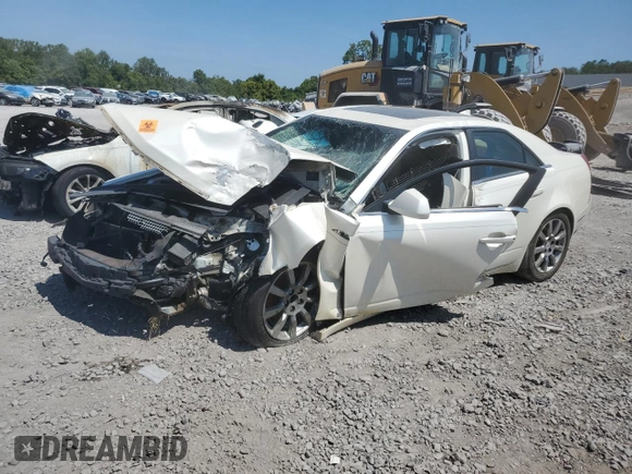 2009 Cadillac CTS RWD w/1SB with VIN 1G6DU57V290154973, listed as a Copart auction lot 66617554 with 0 mi miles and Salvage Title. Bid and sale history available at carsss.com. Image 1.