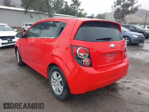 2016 Chevrolet Sonic LT with VIN 1G1JC6SH6G4126943, listed as a IAAI auction lot 41552144 with 179,021 mi miles. Bid and sale history available at carsss.com. Image 3.