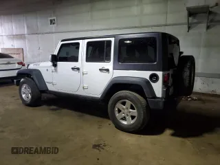 2017 Jeep Wrangler Unlimited Sport with VIN 1C4BJWDG1HL688424, listed as a Copart auction lot 51036035 with 130,499 mi miles and Salvage title. Bid and sale history available at DreamBid. Image 2.