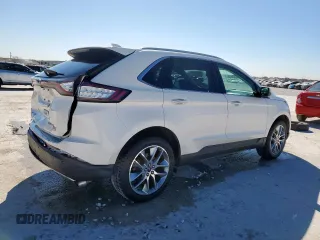 2015 Ford Edge Titanium z VIN 2FMTK3K93FBC38982, wystawiony jako Copart lot #50225465 z przebiegiem 126 110 mil mil oraz Czysty tytuł • Clean title. Historia ofert i sprzedaży dostępna na DreamBid. Obrazek 3.