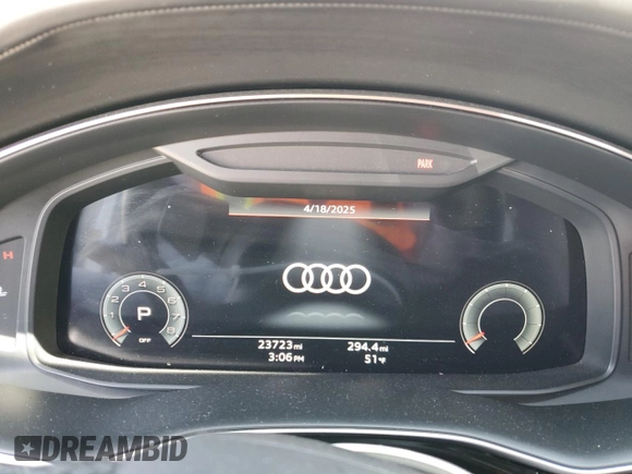2023 Audi Q7 Prestige with VIN WA1VXBF75PD024969, listed as a Copart auction lot 53793885 with 23,723 mi miles and Salvage title. Bid and sale history available at DreamBid. Image 9.
