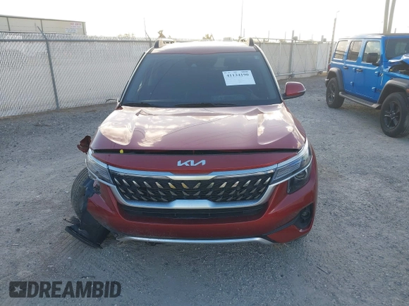 2023 Kia Seltos Nightfall with VIN KNDEUCA25P7347465, listed as a IAAI auction lot 41134190 with 31,708 mi miles. Bid and sale history available at carsss.com. Image 13.