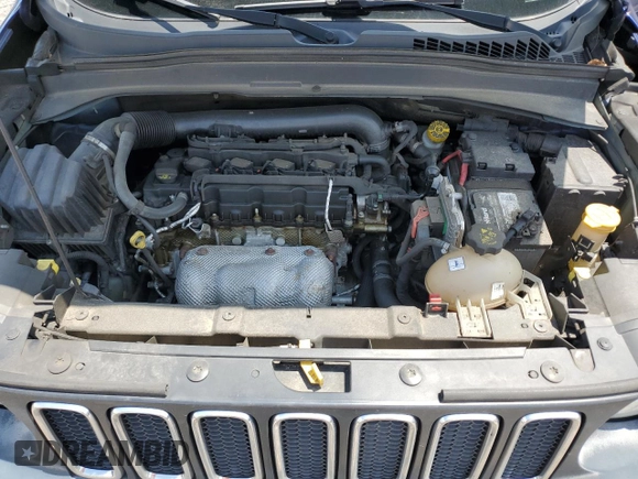 2017 Jeep Renegade Latitude with VIN ZACCJABB7HPE45338, listed as a Copart auction lot 56951665 with 168,286 mi miles and Salvage title. Bid and sale history available at DreamBid. Image 12.