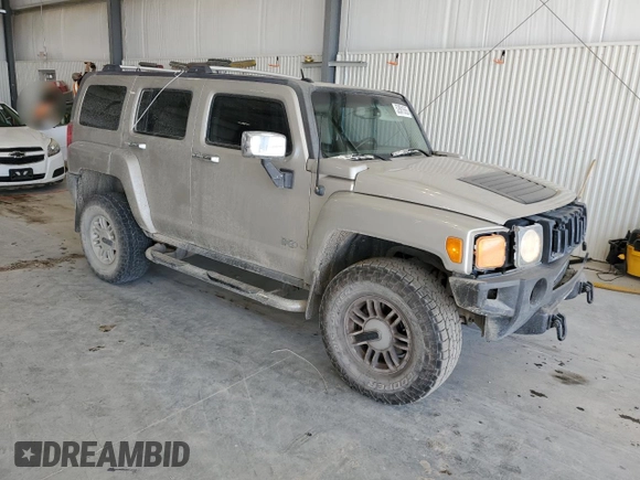 2006 Hummer H3 with VIN 5GTDN136468163620, listed as a Copart auction lot 52881665 with 170,942 mi miles and Salvage Title. Bid and sale history available at carsss.com. Image 4.