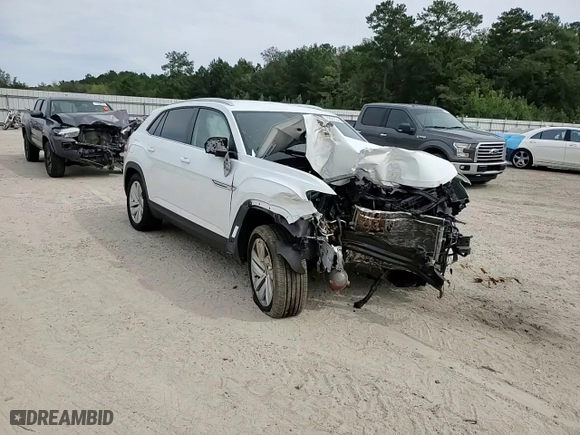2023 Volkswagen Atlas Cross Sport 3.6L V6 SE w/Technology with VIN 1V2WE2CAXPC210463, listed as a Copart auction lot 75255124 with 30,204 mi miles and Salvage Title. Bid and sale history available at carsss.com. Image 12.