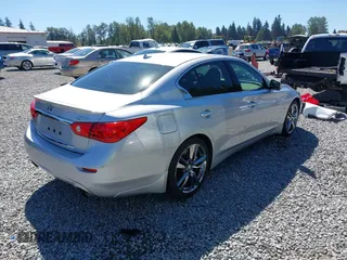 2017 Infiniti Q50 Premium with VIN JN1EV7AR8HM841827, listed as a IAAI auction lot 42663637 with 55,510 mi miles and . Bid and sale history available at DreamBid. Image 4.