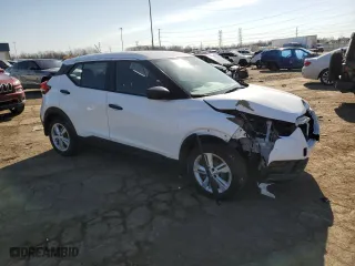 2020 Nissan Kicks S with VIN 3N1CP5BV0LL562926, listed as a Copart auction lot 48156995 with 54,913 mi miles and Salvage Title. Bid and sale history available at carsss.com. Image 4.
