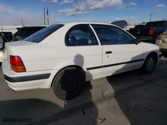 1995 Toyota Tercel DX with VIN JT2EL56D2S0027328, listed as a Copart auction lot 87222704 with 106,601 mi miles and Clean Title. Bid and sale history available at carsss.com. Image 3.
