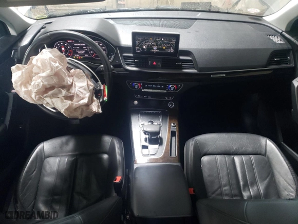 2018 Audi Q5 Premium with VIN WA1ANAFY8J2193197, listed as a Copart auction lot 47289895 with 76,156 mi miles and Salvage Title. Bid and sale history available at carsss.com. Image 8.