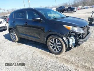2016 Kia Sportage LX with VIN KNDPB3ACXG7825886, listed as a IAAI auction lot 41454209 with 167,778 mi miles. Bid and sale history available at carsss.com. Image 1.