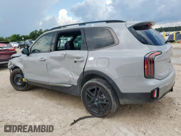 2023 Kia Telluride SX X-Line with VIN 5XYP5DGC1PG400127, listed as a Copart auction lot 62950045 with 23,443 mi miles and Salvage title. Bid and sale history available at DreamBid. Image 2.