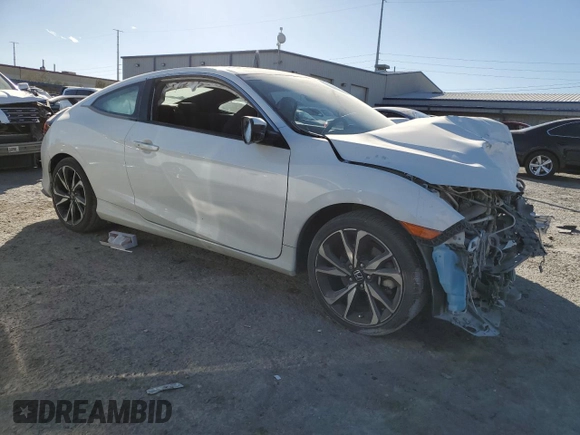 2019 Honda Civic Si z VIN 2HGFC3A57KH753487, wystawiony jako Copart lot #44177745 z przebiegiem 54 550 mil mil oraz Szkoda całkowita • Salvage title. Historia ofert i sprzedaży dostępna na DreamBid. Obrazek 4.