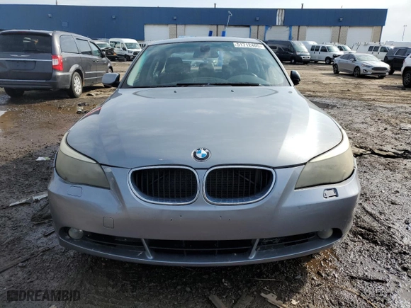 2006 BMW 5 Series 525i with VIN WBANE53546CK84751, listed as a Copart auction lot 51712405 with 166,406 mi miles and Clean Title. Bid and sale history available at carsss.com. Image 5.