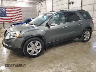 2010 GMC Acadia SLT1 z VIN 1GKLRMED6AJ257055, wystawiony jako Copart lot #46507445 z przebiegiem 133 495 mil mil oraz Szkody całkowita. Historia ofert i sprzedaży dostępna na DreamBid. Obrazek 1.