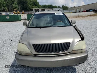 2001 Lexus RX 300 with VIN JTJGF10U410102261, listed as a Copart auction lot 62439124 with 159,012 mi miles and Salvage Title. Bid and sale history available at carsss.com. Image 5.