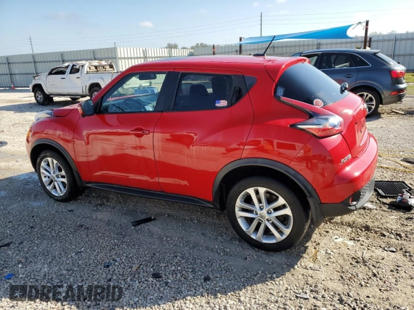 2015 Nissan Juke SV with VIN JN8AF5MR5FT502037, listed as a Copart auction lot 44346205 with 114,300 mi miles and Salvage Title. Bid and sale history available at carsss.com. Image 2.