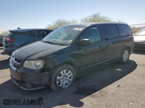 2013 Dodge Grand Caravan SE with VIN 2C4RDGBG8DR741359, listed as a Copart auction lot 52810065 with 103,735 mi miles and Salvage Title. Bid and sale history available at DreamBid. Image 1.