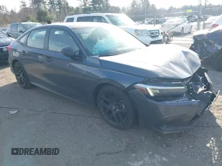 2024 Honda Civic Sedan Sport with VIN 2HGFE2F58RH544301, listed as a IAAI auction lot 41346275 with 25,223 mi miles. Bid and sale history available at carsss.com. Image 1.