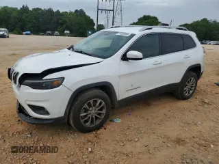 2019 Jeep Cherokee Latitude Plus with VIN 1C4PJMLB7KD195798, listed as a Copart auction lot 54230905 with 80,898 mi miles and Salvage title. Bid and sale history available at DreamBid. Image 1.