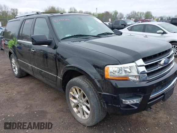 2017 Ford Expedition Max Limited с VIN 1FMJK2AT8HEA43191, выставлен на аукционе IAAI как лот 42143786 с пробегом 121 816 миль миль и . История ставок и продаж доступна на DreamBid. Изображение 1.
