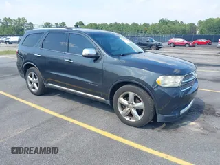2011 Dodge Durango Citadel with VIN 1D4SD5GT9BC688367, listed as a IAAI auction lot 42605508 with 157,786 mi miles and . Bid and sale history available at DreamBid. Image 1.