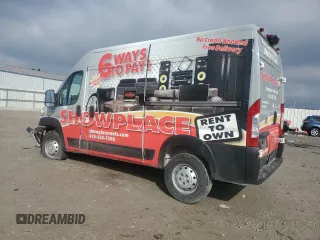 2021 Ram ProMaster Cargo with VIN 3C6LRVBG7ME560550, listed as a Copart auction lot 46991735 with Not Provided miles and Salvage Title. Bid and sale history available at carsss.com. Image 2.